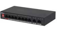 DAHUA SWITCH 8PoE+ 2 Gigabit uplink (PFS3010-8ET-96-V2)