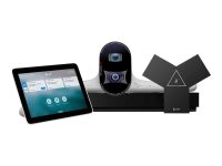 POLY G7500 4K Codec-Wireless Presentation System Studio E70 auto track cam with wall mount IP Mic (7200-87310-102)