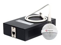 POLY HDX Ceiling Microphone - white Extension Kit: includes 23.6p drop cable electronics Interface 7.6m plenum cable (2200-23810-002)