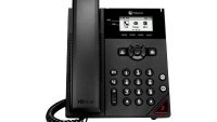 POLY VVX 150 2-line Desktop Business IP Phone with dual 10/100 Ethernet ports PoE only Ships without power supply (2200-48810-025)