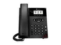POLY VVX 150 2-line Desktop Business IP Phone with dual 10/100 Ethernet ports PoE only Ships without power supply (2200-48810-025)