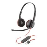 POLY Blackwire C3220 USB-A Stereo Headset Single Unit (209745-22)