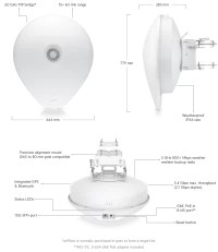 Ubiquiti UISP airFiber 60 Xtreme-Range (AF60-XR) - imagine 2