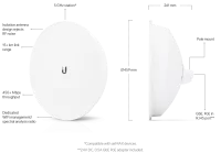 Ubiquiti UISP airMAX PowerBeam 5AC ISO (PBE-5AC-ISO-Gen2) - imagine 2