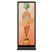 SYN Edgeless 4K Floor Standing Digital Signage Kiosk For Advertisement - imagine 2