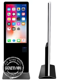 SYN 43 Inch Floor Stand Wifi Lcd Digital Signage Player With 80mm Terminal Printer - imagine 2