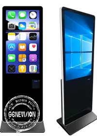 SYN 43 Inch Floor Stand Wifi Lcd Digital Signage Player With 80mm Terminal Printer - imagine 5