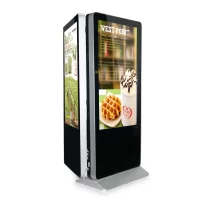 SYN Indoor Double Side Kiosk Digital Signage Lcd Screen 55'' For Shopping Mall Advertising - imagine 3