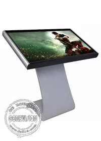 SYN Hotel Checking Information Interactive Touch Screen Kiosk Computer Floor Standing With Mini Pc - imagine 3