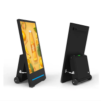SYN Wireless Battery Portable Signage Lcd Advertising Outdoor Poster - imagine 2