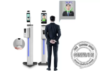 SYN 8" EUDCC LCD Facial Recognition Thermometer SmartPass System - imagine 2