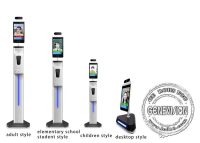 SYN 8" EUDCC LCD Facial Recognition Thermometer SmartPass System - imagine 3