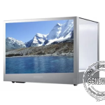 SYN Factory price 21.5 Inch Transparent Lcd digital Showcase Monitor For Advertising Exhibition With Touch Screen PC