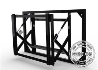 SYN 1.7mm Bezel Digital Signage Video Wall Front Maintenance Bracket 55 Inch Samsung Original - imagine 3