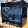 SYN 15 Inch Landscape And Portrait Transparent Display Monitor , USB Update Transparent Digital Signage - imagine 2