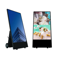 SYN Wireless Battery Portable Signage Lcd Advertising Outdoor Poster