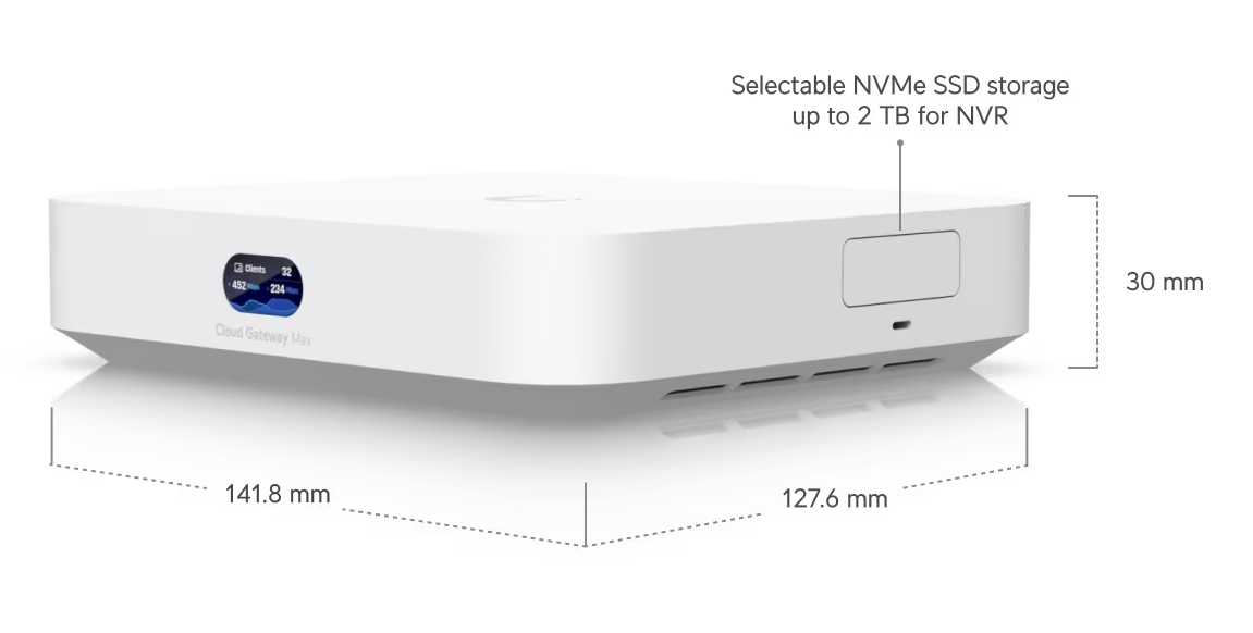 Ubiquiti UniFi Cloud Gateway Max (UCG-Max-NS) - imagine 8