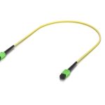 Ubiquiti UniFi OS4 MPO-12 APC Fiber Patch Cable - Indoor (UACC-OFC-SA-MPMP-0.5M)