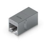 Ubiquiti UniFi RJ45 Inline Coupler Indoor, 10-Pack (UACC-RJ45-Coupler-C6A)
