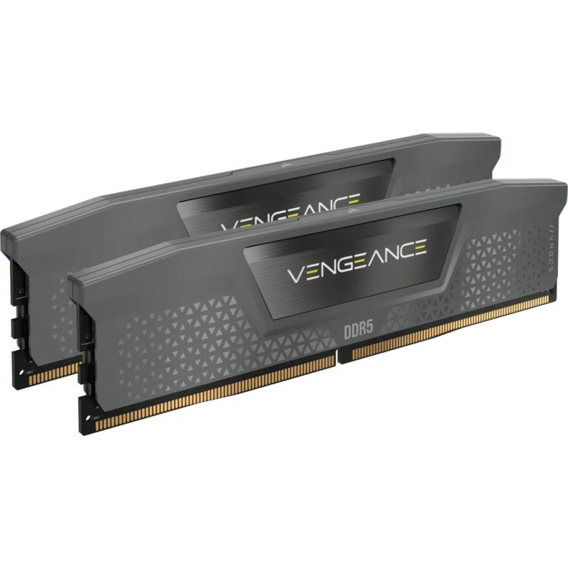 CORSAIR VENGEANCE DDR5 96GB (2 x 48GB) DDR5 6000 CL30-36-36-76 1.40V Intel XMP & AMD EXPO - GREY (CMK96GX5M2B6000Z30)