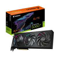 Placa Video GIGABYTE AORUS GEFORCE RTX 5060 TI ELITE 16GB GDDR7 128 bit, PCIE 5.0, 3x DP 1x HDMI (GV-N506TAORUS E-16GD)