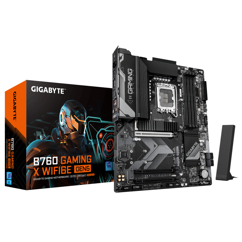 Placa de bază Gigabyte B760 GAMING X WIFI6E GEN5 LGA1700 (B760 G X WF6E GEN5)