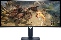 Monitor Alienware 34" AW3425DWM Gaming, 86.43 cm, Maximum preset resolution: DisplayPort: 3440 x 1440 at 180 Hz (DSC enabled and visually lossless), HDMI port: 3440 x 1440 at 180 Hz , Screen type: Active matrix-TFT LCD, Panel type: Vertical Alignment (VA) Technology, Faceplate coating: Anti-glare (AW3425DWM)
