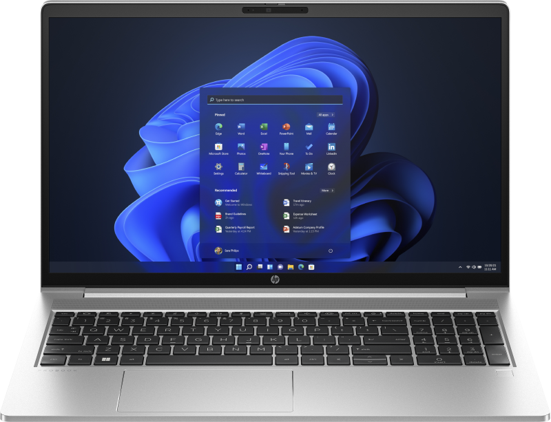 Laptop HP ProBook 455 G10 cu procesor AMD Ryzen 7-7730U Octa Core (2.0GHz, up to 4.5GHz, 16MB), 15.6 inch FHD, 16GB DDR4, SSD 512GB PCIe NVMe, AMD Radeon Graphics, Windows 11 Pro 64bit, Pike Silver, 2yw (7L762ET)