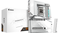 Placa de Baza GIGABYTE X870E AORUS STEALTH ICE AM5, 4x DDR5, 2x USB4, 1x HDMI,1x Front HDMI, 1x PCIE x16, 3x M.2, 2x SATA 6GB/s, ATX (X870 A STEALTH ICE)
