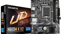 Placa de Baza GIGABYTE H610M K V2 LGA1700, 2x DDR5, 1x HDMI 1x DP, 1x PCIE 4.0 x16 1x PCIE 3.0 x1, 1x M.2, 2x SATA 6GB/s, mATX (H610M K V2)
