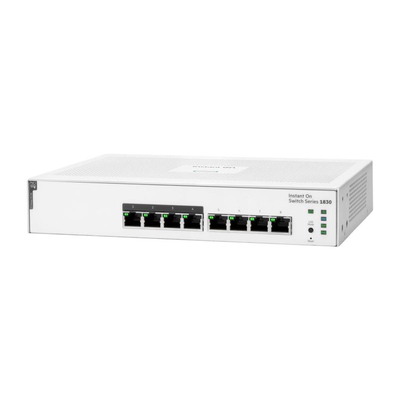HPE Networking Instant On Switch 8p Gigabit CL4 PoE 65W 1830 (JL811A)