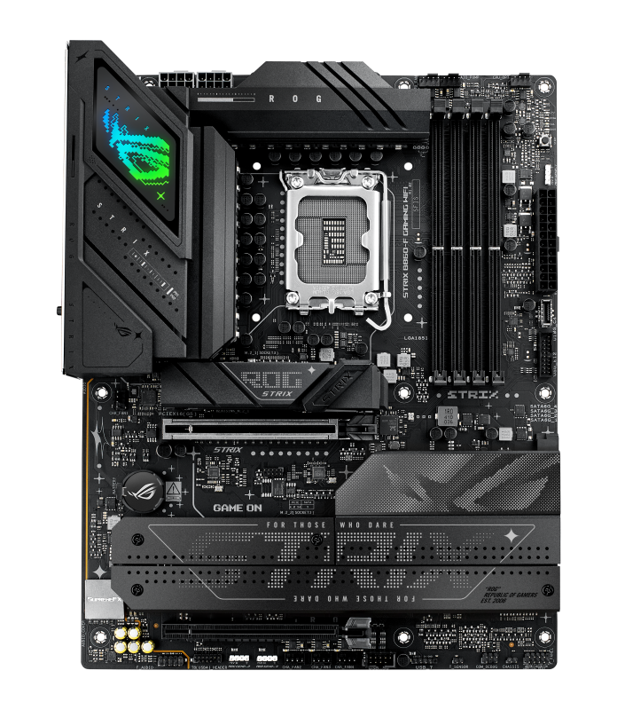 Placa de Baza ASUS ROG STRIX B860-F GAMING WIFI LGA1851, 4x DDR5, 1x DP 1x HDMI 1x Intel Thunderbolt, 4x M.2, 4x SATA 6GB/s, ATX (ROG STRIX B860-F GAMING WIFI)