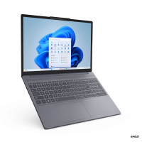 Laptop Lenovo IdeaPad Slim 3 15ARP10, 15.3" WUXGA (1920x1200) IPS 300nits Anti-glare, 45% NTSC, 60Hz, AMD Ryzen™ 5 7535HS (6C / 12T, 3.3 / 4.55GHz, 3MB L2 / 16MB L3), video Integrated AMD Radeon™ 660M Graphics, RAM 8GB Soldered DDR5-4800 + 8GB SO-DIMM DDR5-4800; One memory soldered to systemboard (83K7007FRM)