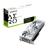 Placa Video GIGABYTE GEFORCE RTX 5080 AERO OC SFF 16GB GDDR7 256 bit, 3x DP 1x HDMI (GV-N5080AERO OC-16GD)