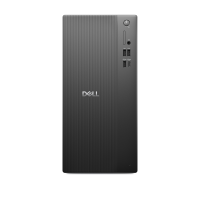 Desktop Dell Tower ECT1250, 180W Chassis, Intel(R) Core(TM) Ultra 7-265 processor (20 Cores, 30MB Total Cache, 2.4GHz), Intel(R) UHD Graphics, 16GB, 1x16GB, DDR5, 5600MT/s, 1TB M.2 PCIe NVMe Solid State Drive, No Optical Drive, 3.0 SD Card Reader, MediaTek Wi-Fi 6 MT7920, 2x2, 802.11ax, MU-MIMO (ECT1250_ARLS_102_UBU)