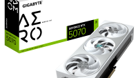 Placa Video GIGABYTE GEFORCE RTX 5070 AERO OC 12GB GDDR7 192 bit, PCIE 5.0, 3x DP 1x HDMI (GV-N5070AERO OC-12GD)