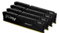 Memorie RAM Kingston DDR5 128GB 5200Mhz CL40 1.25V Quad Channel Kit Fury Beast Black XMP (KF552C40BBK4-128)