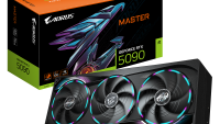 Placa Video GIGABYTE NVIDIA AORUS GEFORCE RTX 5090 MASTER 32GB GDDR7 512 bit, PCIE 5.0, 3x DP 1x HDMI (GV-N5090AORUS M-32GD)
