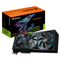Placa Video GIGABYTE NVIDIA AORUS GEFORCE RTX 5090 MASTER 32GB GDDR7 512 bit, PCIE 5.0, 3x DP 1x HDMI (GV-N5090AORUS M-32GD)