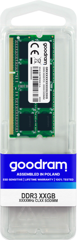 Memorie RAM GOODRAM DDR3 8GB 1600 Mhz CL11 (GR1600S3V64L11/8G)