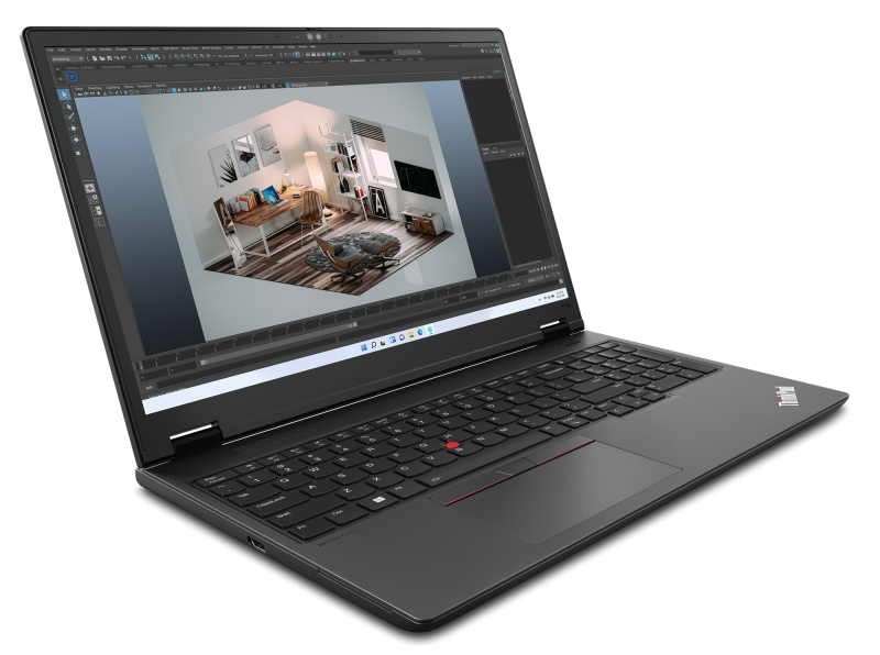 Laptop Lenovo ThinkPad P16v Gen 2 (Intel); 16" WQUXGA (3840x2400) IPS 800nits Anti-glare, 100% DCI-P3, DisplayHDR™ 400, Dolby Vision®, Eyesafe®, TÜV Low Blue Light; Intel® Core™ Ultra 9 185H, 16C (6P + 8E + 2LPE) / 22T, Max Turbo up to 5.1GHz, 24MB; Video NVIDIA® RTX 3000 Ada Generation 8GB GDDR6 (21KX001URI)