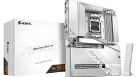 Placa de Baza GIGABYTE B850 AORUS STEALTH ICE AM5, 4x DDR5, 1x HDMI 1x PCIE 5.0 x16 1x PCIE 4.0 x16, 2x M.2, 2x SATA 6GB/s, ATX (B850 A STEALTH ICE)