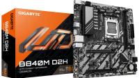 Placa de Baza GIGABYTE B840M D2H AM5, 2x DDR5, 1x HDMI, 1x PCIE 4.0 x16 1x PCIE 3.0 x16, 2x M.2, 4x SATA 6GB/s, mATX (B840M D2H)