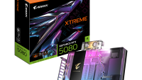 Placa Video GIGABYTE AORUS GEFORCE RTX 5080 XTREME WATERFORCE WB 16GB GDDR7 256 bit, 3x DP 1x HDMI (GV-N5080AORUSX WB-16GD)