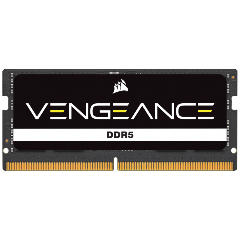 Memorie RAM CORSAIR VENGEANCE 16GB (1x 16GB) DDR5 SODIMM, 4800MHz, 1.1v, CL40, negru (CMSX16GX5M1A4800C40)
