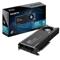 Placa Video GIGABYTE RADEON PRO W7900 DUAL SLOT AI TOP 48GB GDDR6 384 bit, PCIE 4.0, 3x DP 1x mini DP (W7900 AI TOP 48G)