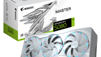 Placa Video GIGABYTE AORUS GEFORCE RTX 5080 MASTER ICE 16GB GDDR7 256 bit, PCIE 5.0, 3x DP 1x HDMI (GV-N5080AORUSM ICE-16GD)