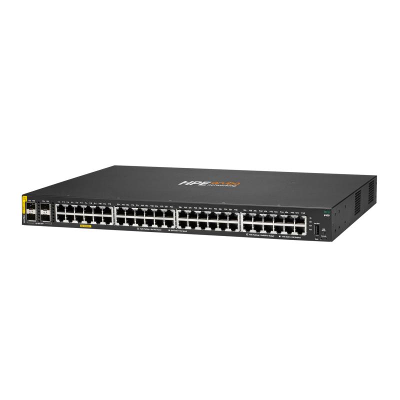 ARUBA NETWORKS HPE Aruba Networking CX 6100 48G Class4 PoE 4SFP+ 370W Switch (JL675A)