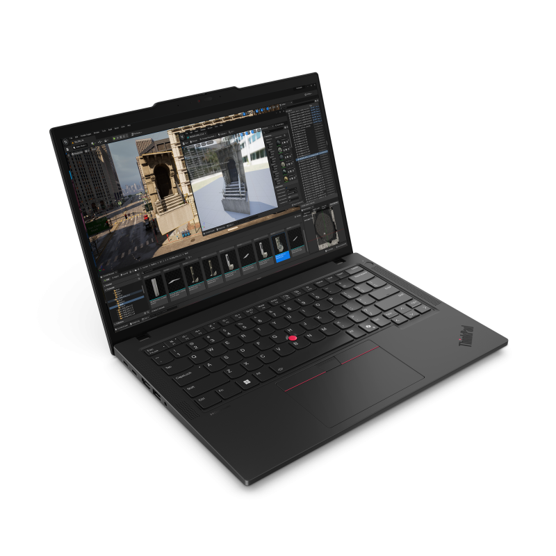 Laptop Lenovo ThinkPad P14s Gen 5 (AMD); 14" 2.8K (2880x1800) OLED 400nits Anti-glare / Anti-reflection / Anti-smudge, 100% DCI-P3, DisplayHDR™ True Black 500, Dolby Vision®; AMD Ryzen™ 7 PRO 8840HS (8C / 16T, 3.3 / 5.1GHz, 8MB L2 / 16MB L3); Video Integrated AMD Radeon™ 780M Graphics; RAM 2x 16GB (21ME000SRI)