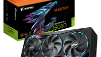 Placa Video GIGABYTE AORUS GEFORCE RTX 5080 MASTER 16GB GDDR7 256 bit, 3x DP 1x HDMI (GV-N5080AORUS M-16GD)